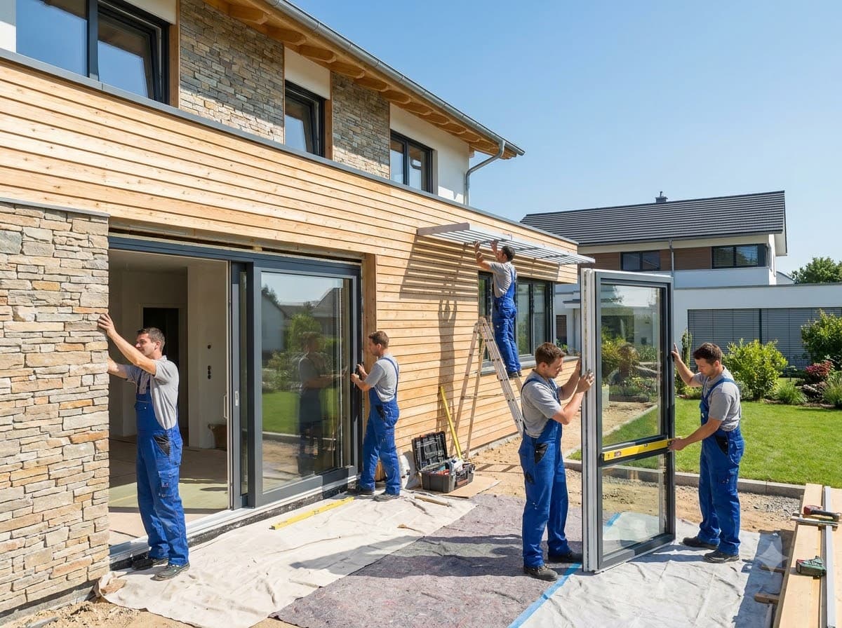 Fenster-, Türen- und Sonnenschutzleistungen